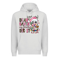 Dove Grey dear santa my brother did it Premium Hoodie - AdoDesignShop