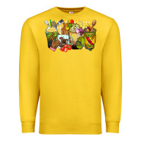 Lemon lunch lady coffee cups Premium Sweatshirt - Zillion Design Studio