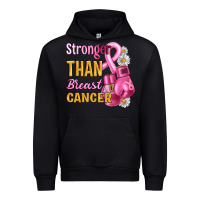 Black Stronger than breast cancer Urban Hoodie - Artiststas