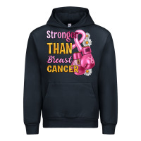 Navy Stronger than breast cancer Urban Hoodie - Artiststas