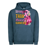 Pigment Midnight Navy Stronger than breast cancer Urban Hoodie - Artiststas