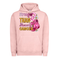 Pigment Salmon Stronger than breast cancer Urban Hoodie - Artiststas