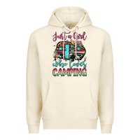 Tofu just a girl who loves camping Premium Hoodie - JahusDesignShop