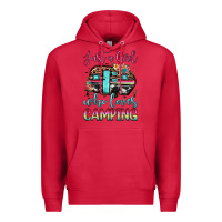Cardinal just a girl who loves camping Premium Hoodie - JahusDesignShop