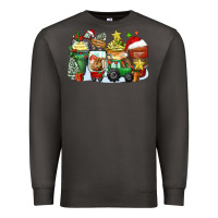 Smoke Christmas tractor coffee cups Premium Sweatshirt - Zillion Design Studio