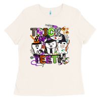 Bone trick or teeth Ladies Tee - BarkalooDesign
