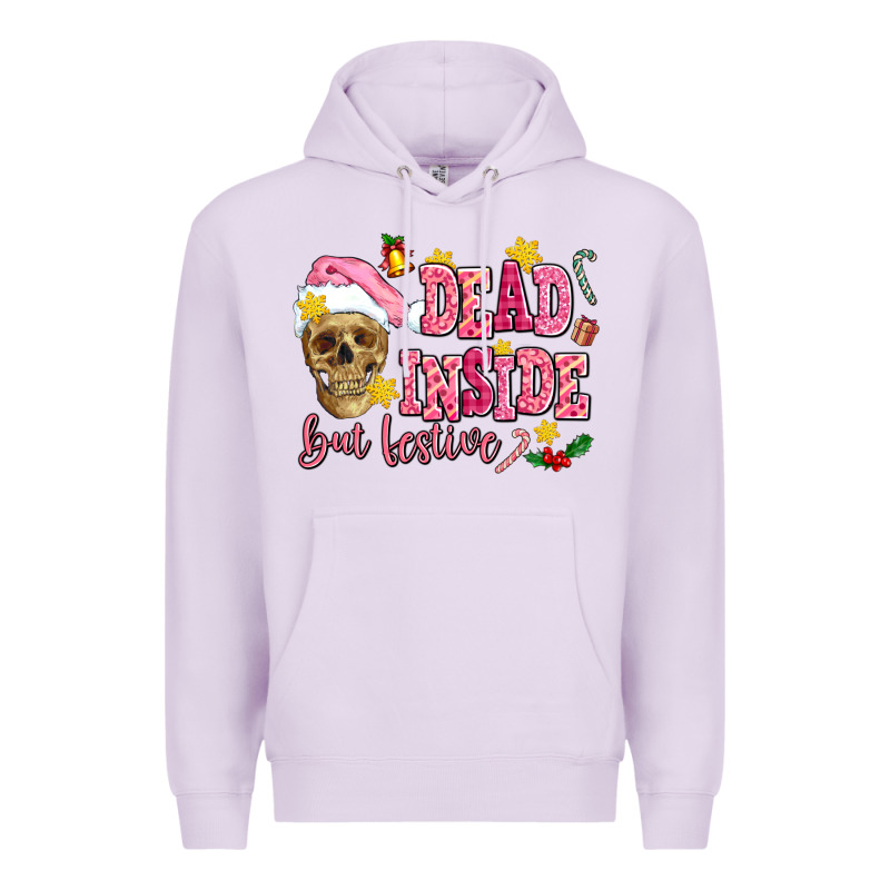 Dead Inside But Festive Premium Hoodie by AdoDesignShop | Teevron