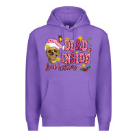 Purple dead inside but festive Premium Hoodie - AdoDesignShop
