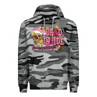 Slate Camo dead inside but festive Premium Hoodie - AdoDesignShop