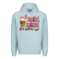Blue Mist dead inside but festive Premium Hoodie - AdoDesignShop