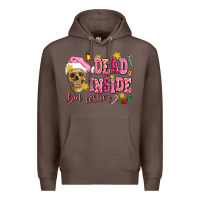 Coffee dead inside but festive Premium Hoodie - AdoDesignShop