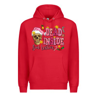 Red dead inside but festive Premium Hoodie - AdoDesignShop