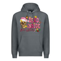 Rock dead inside but festive Premium Hoodie - AdoDesignShop