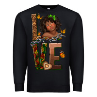 Black love melanin Premium Sweatshirt - texasbilliewilder
