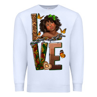 White love melanin Premium Sweatshirt - texasbilliewilder