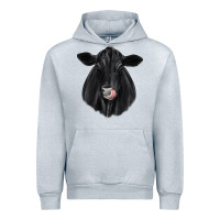 Heather Grey black angus Urban Hoodie - JahusDesignShop