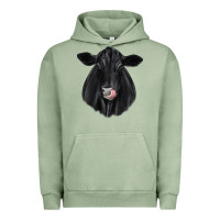 Pigment Oil Green black angus Urban Hoodie - JahusDesignShop