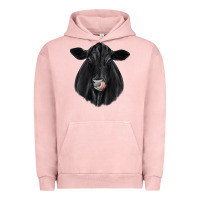 Pigment Salmon black angus Urban Hoodie - JahusDesignShop
