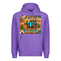 Purple the best days are spent camping Premium Hoodie - JahusDesignShop