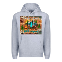 Heather Grey the best days are spent camping Premium Hoodie - JahusDesignShop