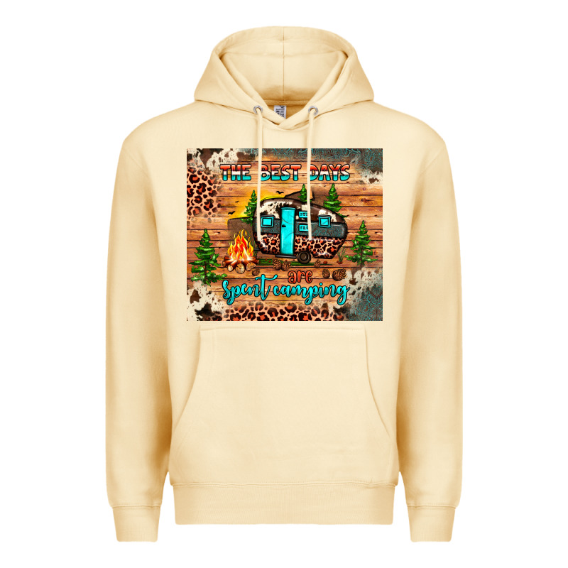 The Best Days Are Spent Camping Premium Hoodie by JahusDesignShop | Teevron