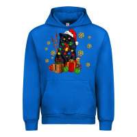 Cobalt black cat meowy christmas Urban Hoodie - AdoDesignShop