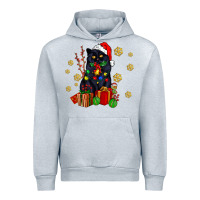 Heather Grey black cat meowy christmas Urban Hoodie - AdoDesignShop