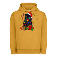 Pigment Peanut Butter black cat meowy christmas Urban Hoodie - AdoDesignShop