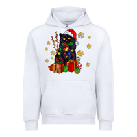White black cat meowy christmas Urban Hoodie - AdoDesignShop