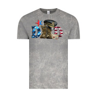 Cloud Rock dad military boots and hat Vintage Tee - Artiststas