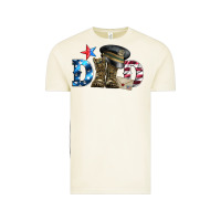 Vintage Arctic dad military boots and hat Vintage Tee - Artiststas