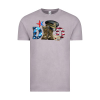 Vintage Zinc dad military boots and hat Vintage Tee - Artiststas