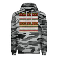 Slate Camo christmas mistletoe and stripes seamless pattern Premium Hoodie - BundleAndBundleShop