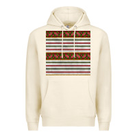Tofu christmas mistletoe and stripes seamless pattern Premium Hoodie - BundleAndBundleShop