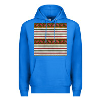True Royal christmas mistletoe and stripes seamless pattern Premium Hoodie - BundleAndBundleShop