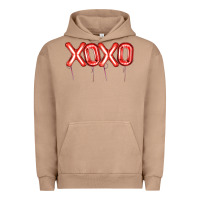 Pigment Burro Valentine's Day Xoxo Balloon Urban Hoodie - Artiststas
