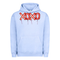 Pigment Grape Ice Valentine's Day Xoxo Balloon Urban Hoodie - Artiststas