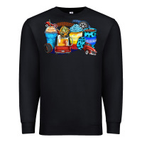 Black truck coffee cups Premium Sweatshirt - Zillion Design Studio