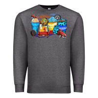 Charcoal Heather truck coffee cups Premium Sweatshirt - Zillion Design Studio
