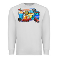 Dove Grey truck coffee cups Premium Sweatshirt - Zillion Design Studio