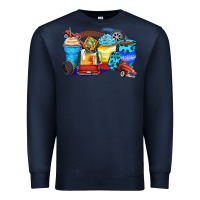 Navy truck coffee cups Premium Sweatshirt - Zillion Design Studio