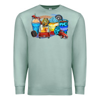 Seafoam truck coffee cups Premium Sweatshirt - Zillion Design Studio