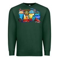 Sports Green truck coffee cups Premium Sweatshirt - Zillion Design Studio