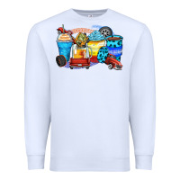 White truck coffee cups Premium Sweatshirt - Zillion Design Studio