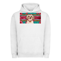 Pigment Lunar Rock Western Shih Tzu License Plate Design Urban Hoodie - JahusDesignShop