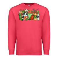 Cardinal panda coffee cups Premium Sweatshirt - Zillion Design Studio