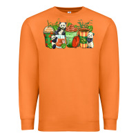 Carrot panda coffee cups Premium Sweatshirt - Zillion Design Studio