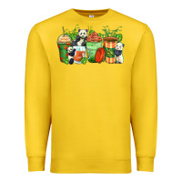Lemon panda coffee cups Premium Sweatshirt - Zillion Design Studio