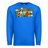 True Royal panda coffee cups Premium Sweatshirt - Zillion Design Studio