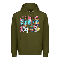 Army Green staff squad Premium Hoodie - AdoDesignShop